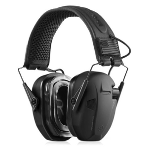 SAVIOR EQUIPMENT Apollo Electronic Earmuffs 24dB NRR Obsidian Black