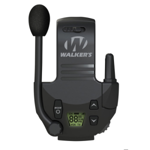 WALKER'S Razor Walkie Talkie Blk Integrates w/Razor Earmuff