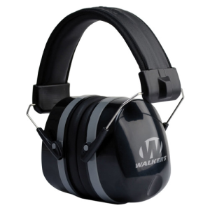 WALKER'S Folding Earmuff Black 1 Pair