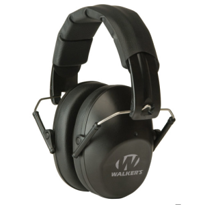 WALKER'S Passive Folding Earmuff Black 1 Pair