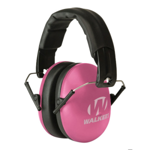 WALKER'S Folding Earmuff Pink 1 Pair Will Not Fit Adults