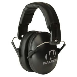 WALKER'S Compact/Women Folding Earmuff Black 1 Pair