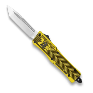 COBRATEC Medium Yellow Black CTK-1 Tanto Not Serrated - Cobratec