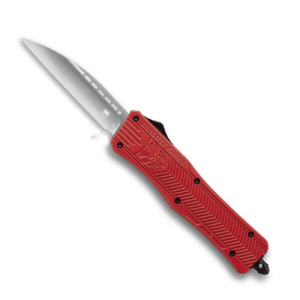 COBRATEC Large Red CTK-1 Wharncliffe Not Serrated - Cobratec