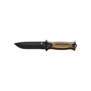 GERBER KNIVES StrongArm Fixed Blade Knife, Black, Serrated