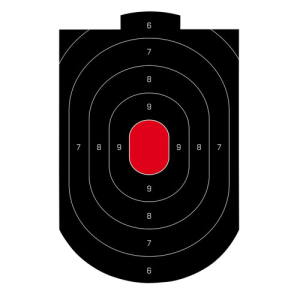 BIRCHWOOD CASEY Dirty Bird 12"x18" Oval Silhouette Target - 50pk