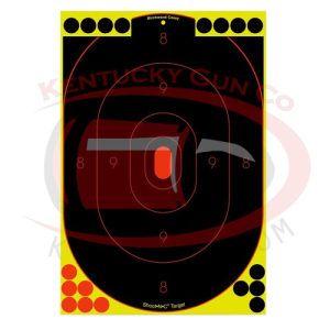 BIRCHWOOD CASEY Shoot-N-C 12"x18" Oval Silhouette Target - 12pk