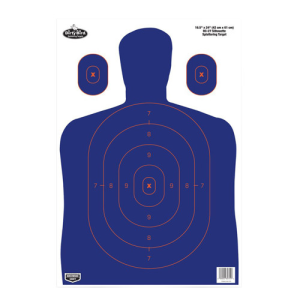 BIRCHWOOD CASEY Dirty Bird 16.5"x24" BC-27 Blue/Org Silhouette 3pk