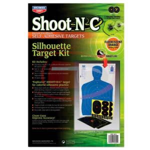 BIRCHWOOD CASEY Shoot-N-C 12"x18" Silhtt Kit 2-12"x18", 2-9", 6-4"
