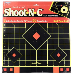 BIRCHWOOD CASEY Shoot-N-C 12" Sight-In - 5 target