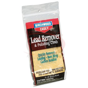 BIRCHWOOD CASEY Lead Remover and Polishing Cloth 6"x9"