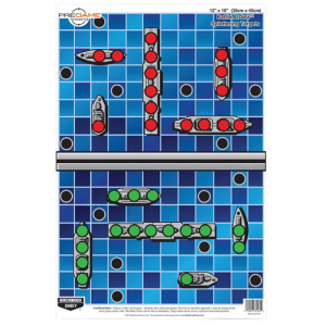 BIRCHWOOD CASEY PreGame 12"x18" Battle at Sea Target - 8 targets