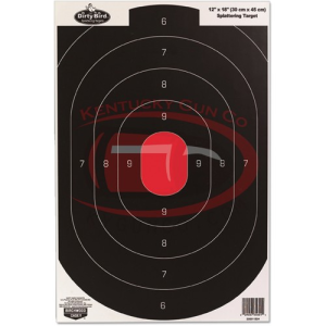 BIRCHWOOD CASEY Dirty Bird 12"x18" Oval Silhouette - 8 targets