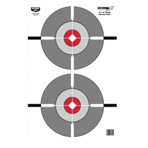 BIRCHWOOD CASEY Eze-Scorer 12"x18" Double Bull's-Eye 10 targets