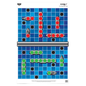 BIRCHWOOD CASEY Eze-Scorer 23"x35" Battle at Sea - 5 paper targets