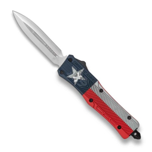 COBRATEC Large Texas Flag CTK-1 Dagger Not Serrated - Cobratec