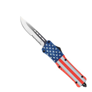 COBRATEC Large American Flag CTK-1 Drop Serrated - Cobratec