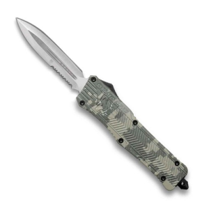 COBRATEC Large Army DIGI Camo CTK-1 Dagger 1-Side Serrated - Cobratec