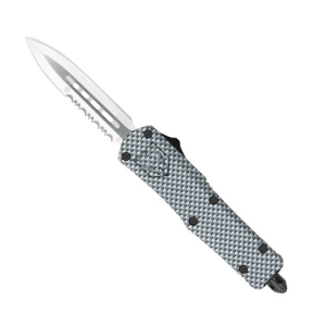 COBRATEC Small Carbon Fiber FS-3 Dagger 1 Side Serrated - Cobratec