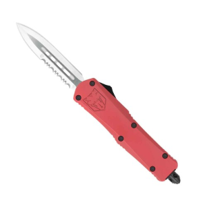 COBRATEC Small Red FS-3 Dagger 1 Side Serrated - Cobratec