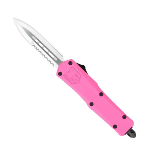 COBRATEC Small Pink FS-3 Dagger 1 Side Serrated - Cobratec