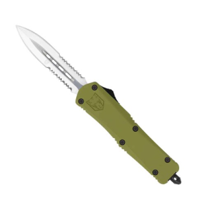 COBRATEC Medium OD Green FS-3 Dagger 2 Side Serrated - Cobratec
