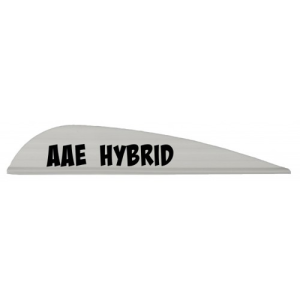 ARIZONA ARCHERY Hybrid 26 White Arrow Vanes | 50 Pack