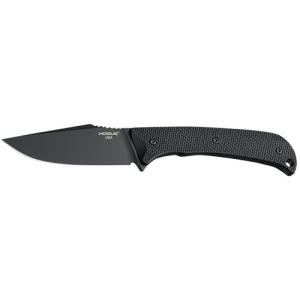HOGUE Extrak 3.3" Clip Point Plain Blk/Blk Textured G10