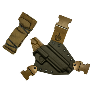 GUNFIGHTERSINC Kenai Chest Holster fits Sig P320 X-TEN Gray RH
