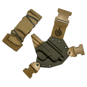 GUNFIGHTERSINC Kenai Chest Holster fits Sprg Hellcat Gray RH