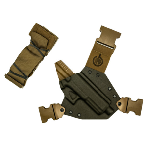 GUNFIGHTERSINC Kenai Chest Holster for Gen 5 Glock 20/21 Gray RH