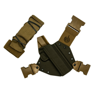GUNFIGHTERSINC Kenai Chest Holster fits 5" 1911 Govt with Rail RH