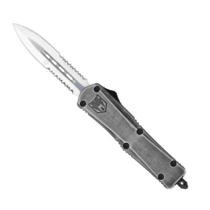 COBRATEC Medium Stonewash FS-3 Dagger 2 Side Serrated - Cobratec
