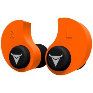 DECIBULLZ CUSTOM MOLDED EARPLUGS-ORANGE