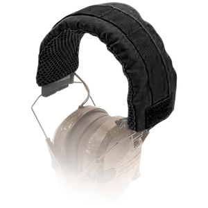 WALKER'S Razor Headband Wrap Nylon Black with Molle Webbing