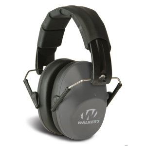 WALKER'S Pro Low Profile Passive Muff 22 dB GrayBlack