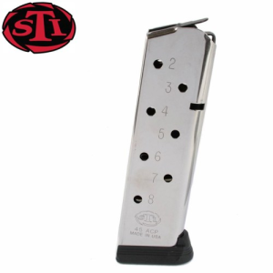 STI 1911 45 ACP Government 8rd Stainless Magazine