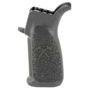 BRAVO COMPANY Mod 4 Grip Jack Carr Crossed Tomahawks Logo Black