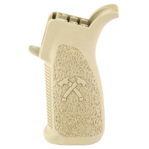 BRAVO COMPANY Mod 4 Grip Jack Carr Crossed Tomahawks Logo FDE