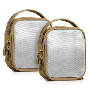 SAVIOR EQUIPMENT 6x6 Dump Pouch w/Full Hook Backing Panel Dark FDE