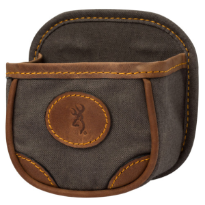 BROWNING Lona Shell Carrier Flint Canvas Body Lthr Accents
