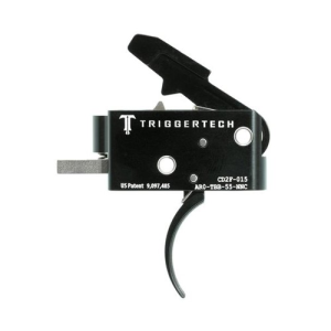 TRIGGERTECH Adaptable AR Primary Trigger Blk Curved