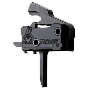 RISE ARMAMENT RAVE-140 Super Sporting Single-Stage 3.5lbs Flat Trigger fits AR Platforms | Black