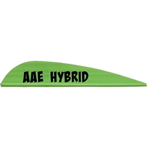 ARIZONA ARCHERY Hybrid 26 Bright Green Arrow Vanes | 50 Pack