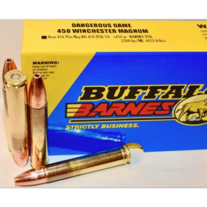 BUFFALO BORE 458 Win Mag 450Gr Barnes TSX 2200FPS 20rd