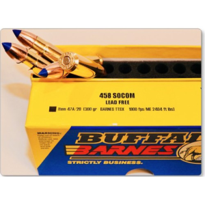 BUFFALO BORE 458 SOCOM 300Gr Barnes TTSX 1900FPS 20rd