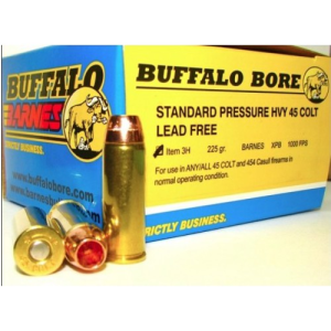 BUFFALO BORE 45 LC 225Gr Barnes XPB (1000FPS/ME 500 ft lb) 20rd