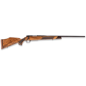 WEATHERBY Mark V Deluxe Varmintmaster 224 Weatherby Mag 24" 4rd - Black & High Gloss AA Walnut