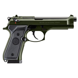 BERETTA 92FS 9mm 4.9" 10rd - OD Green & Black - Beretta