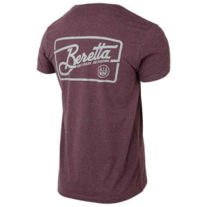 BERETTA Retro Patch SS T-Shirt Bordeaux M - Beretta